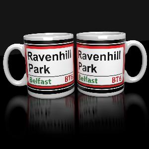 Ravenhill Park Modern Belfast Mug