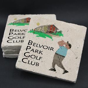 Belvoir Park Golf Club Coaster (Man)