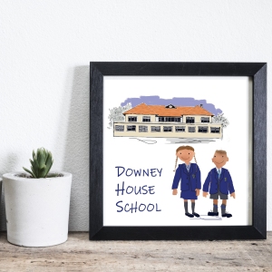 Downey House School Framed Print