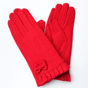 Bright Red Gloves