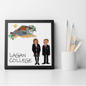 Lagan College Framed Print  