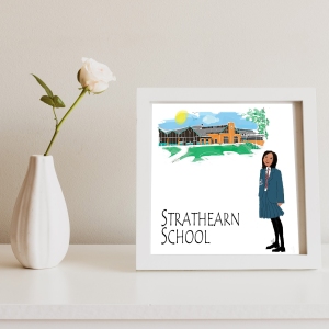 Strathearn School Framed Print