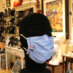Pale Blue Face Mask