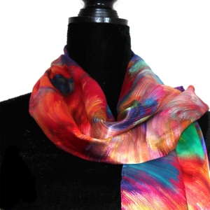 Colour Bursts Silk Wrap