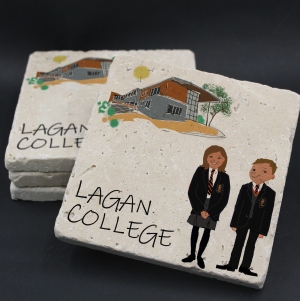 Lagan College School Coasters