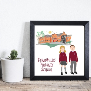 Stranmillis Framed Print