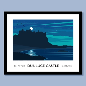 Dunluce Castle - Northern Lights